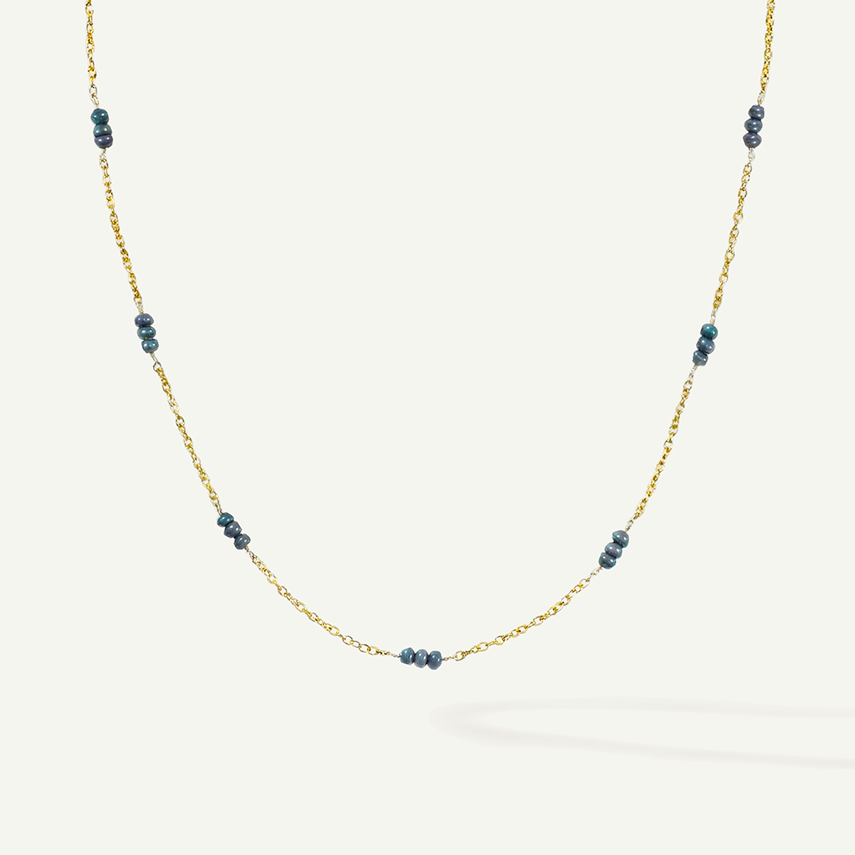 Lilia Dark Pearl Necklace