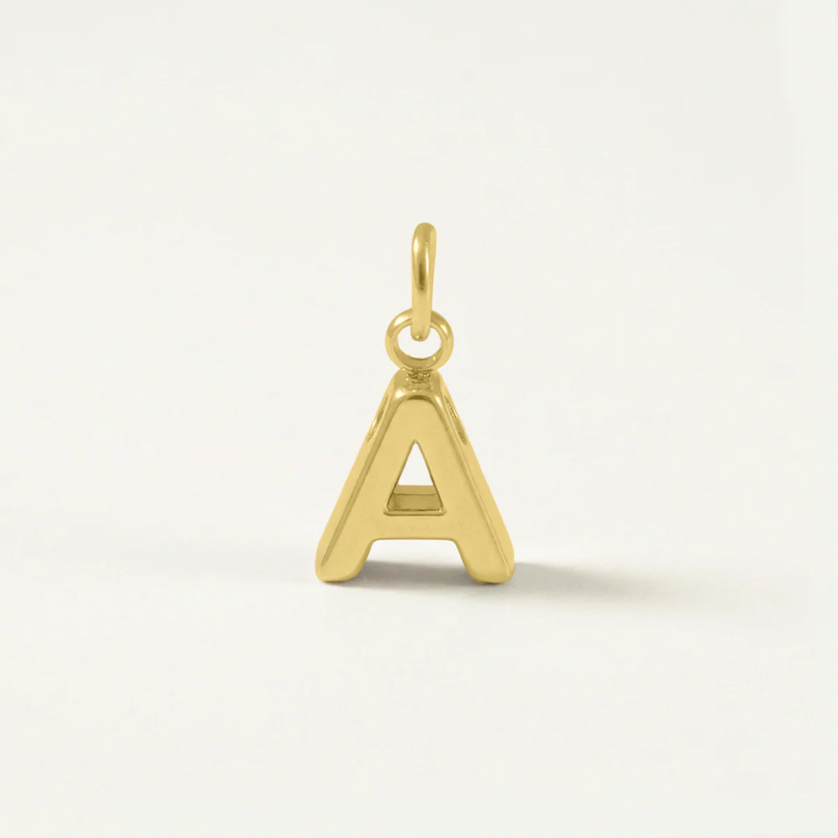 Floating Monogram Letter Charm