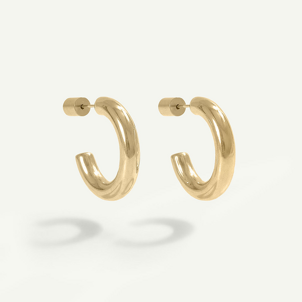 Everyday Small Hoops, Gold