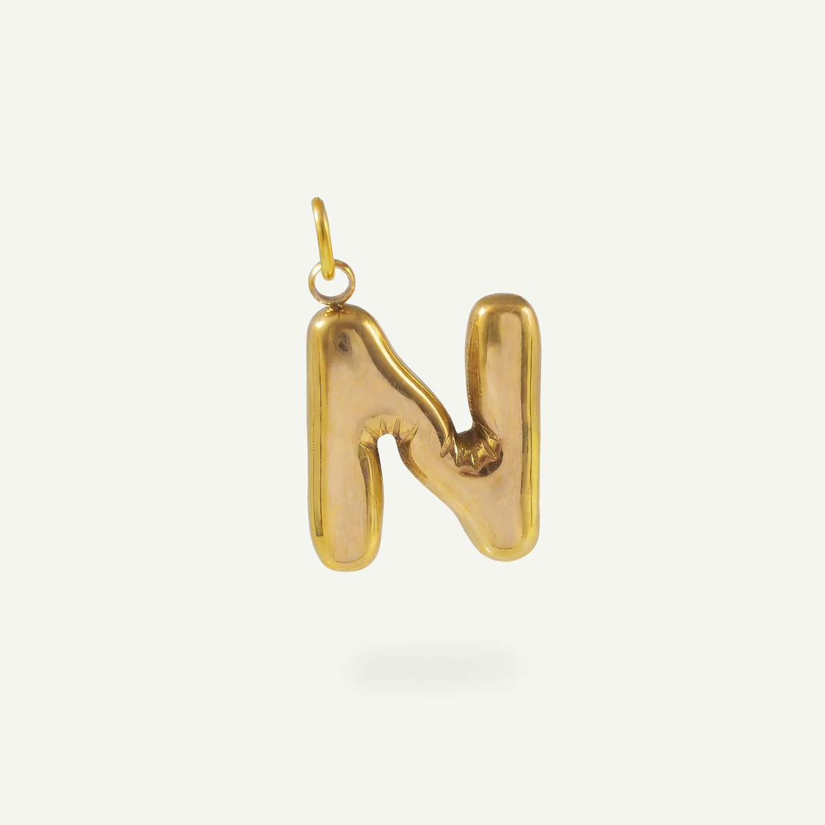 Balloon Monogram Letter Charm