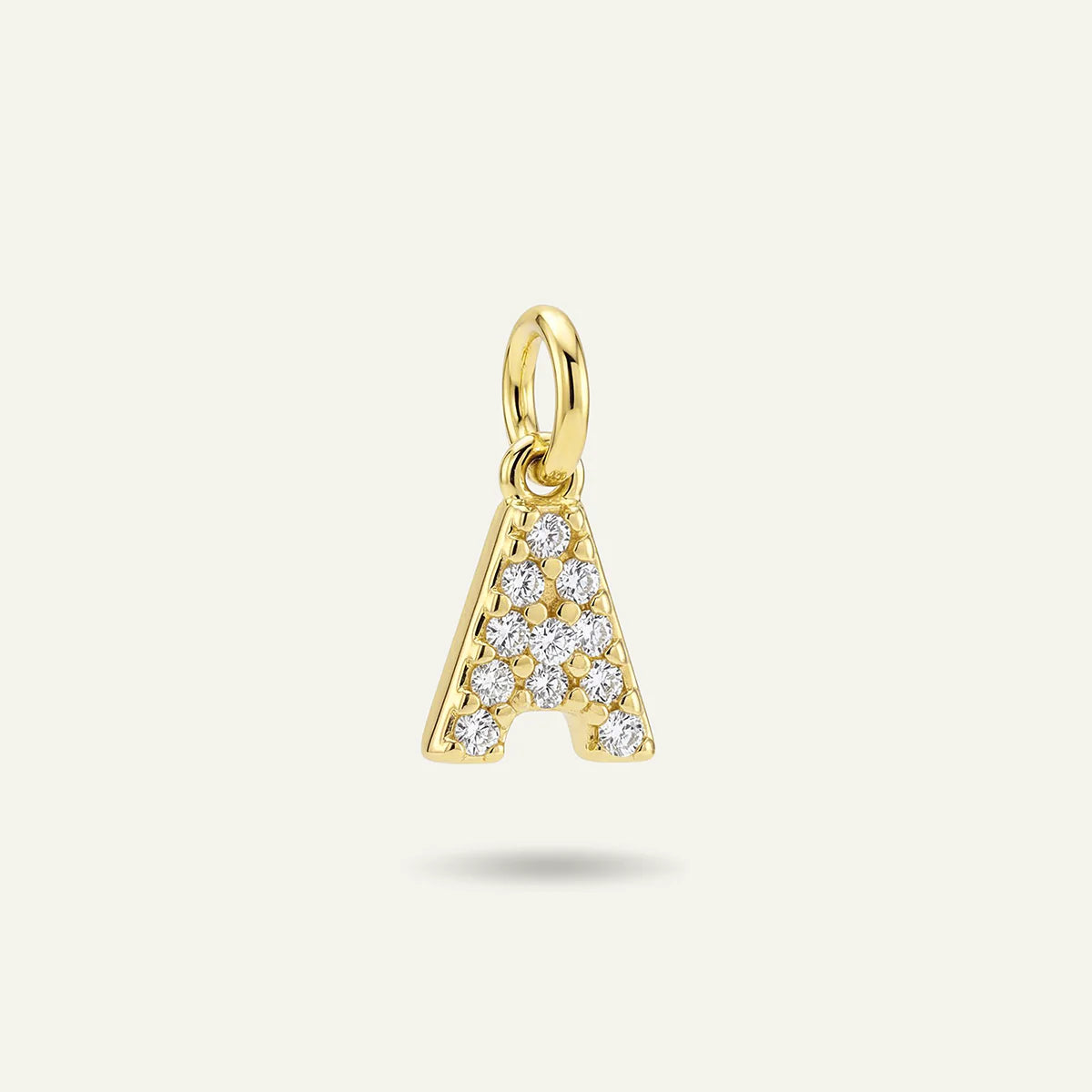 Diamond Monogram Letter Charm
