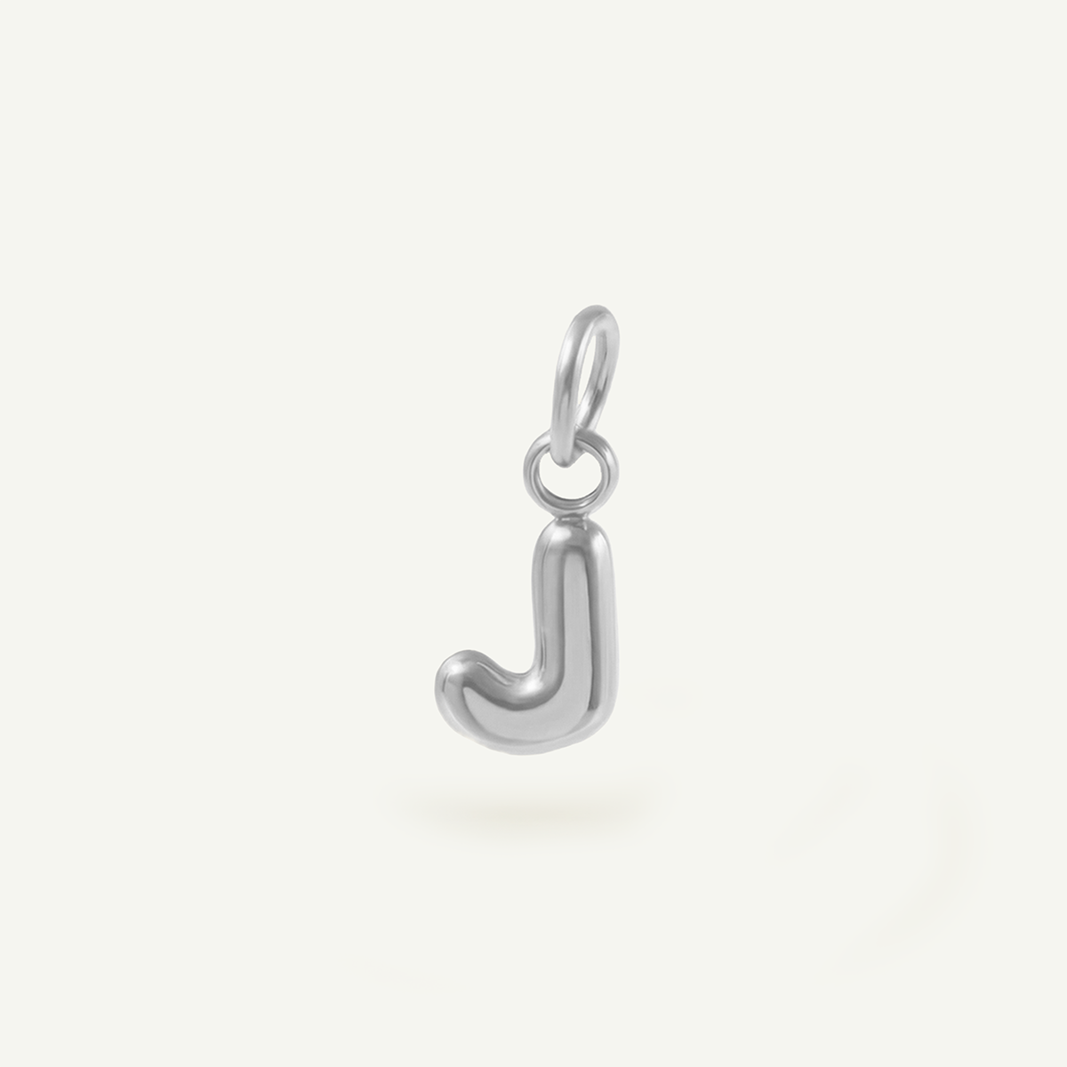 Bubble Monogram Letter Charm