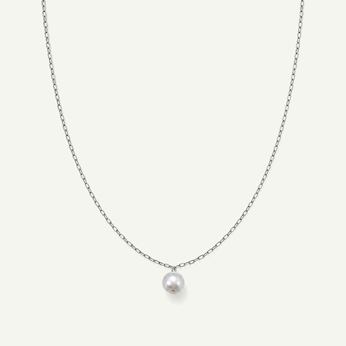 Erin Grey Pearl Necklace