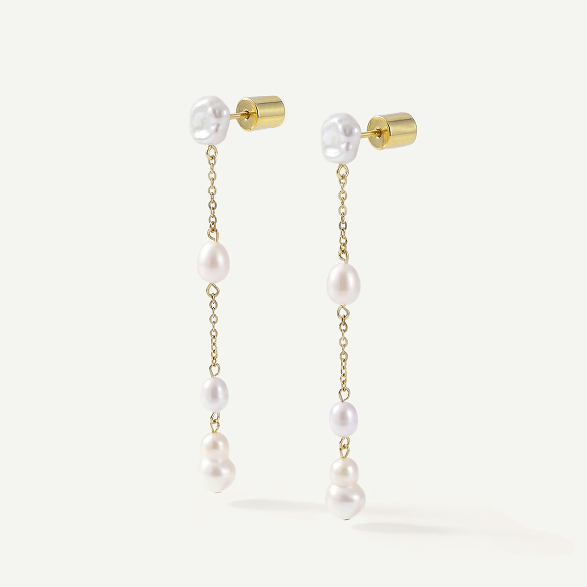 Maya Drop Earrings, Gold