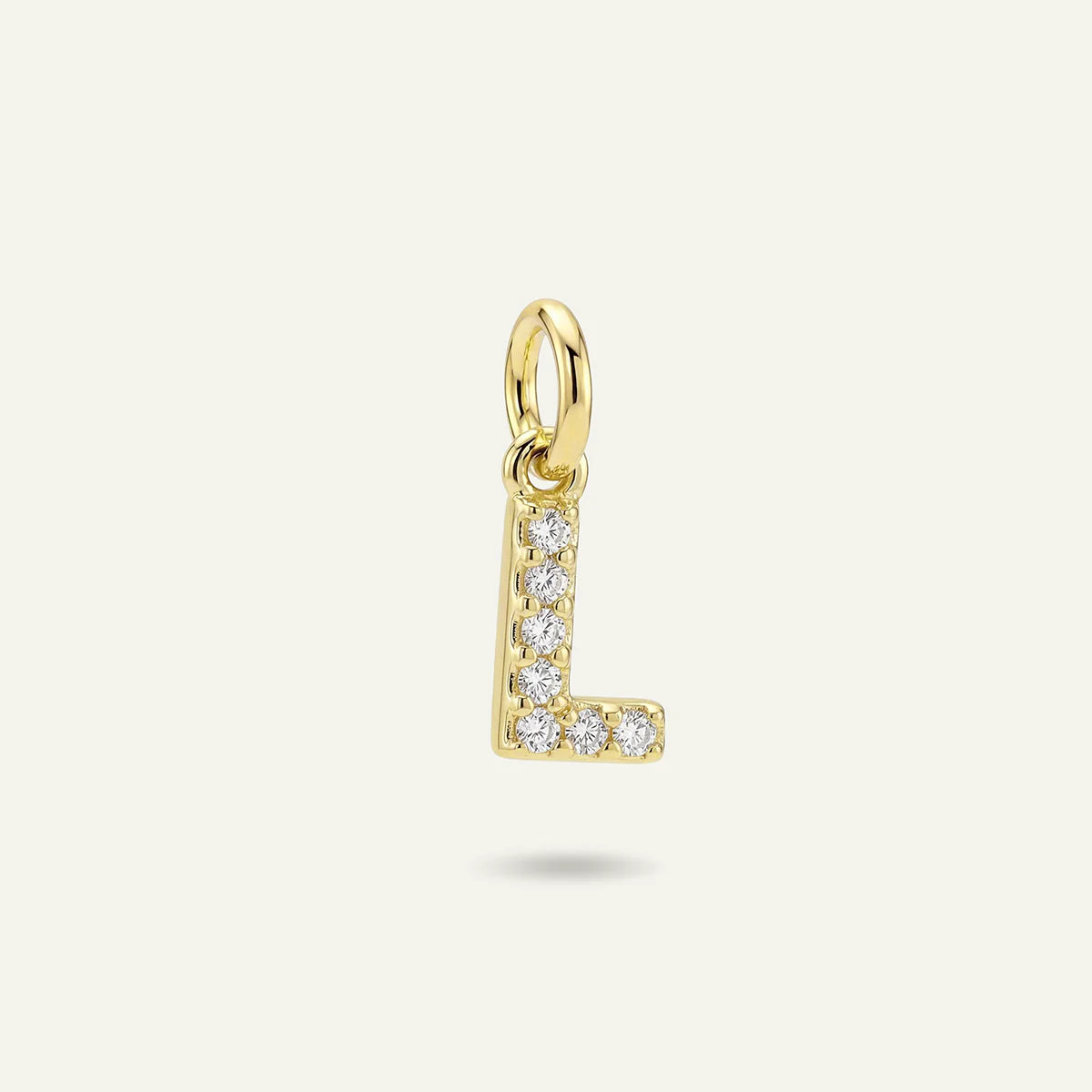 Diamond Monogram Letter Charm