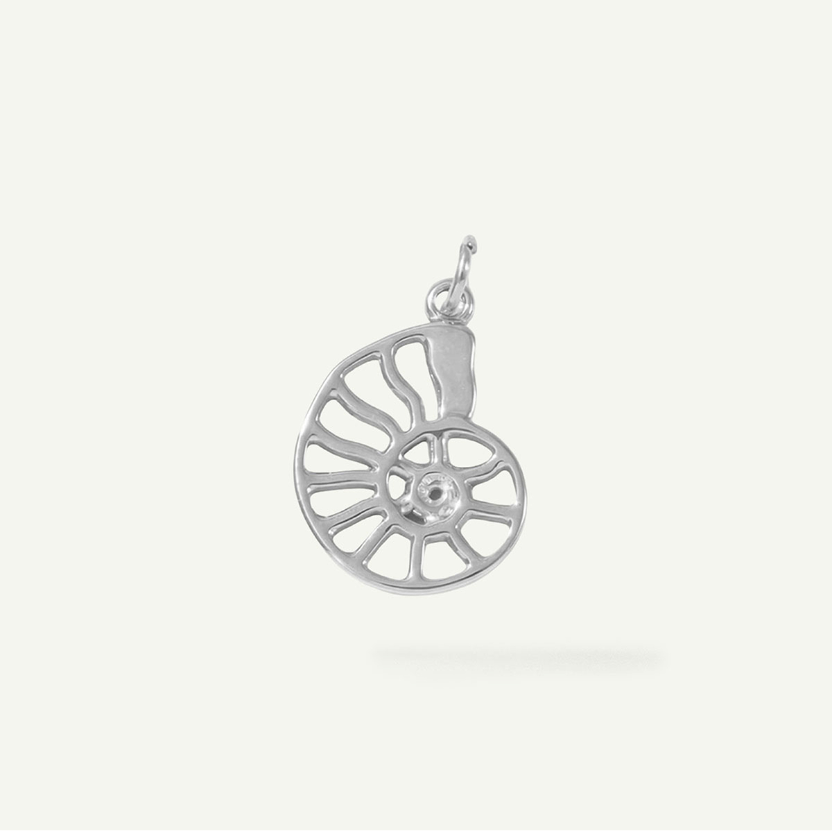 Cut Spiral Shell Charm
