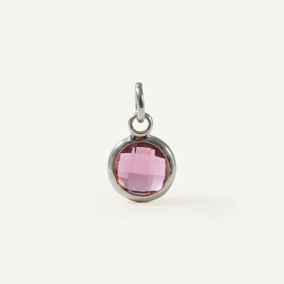 Circle Charm Birthstone