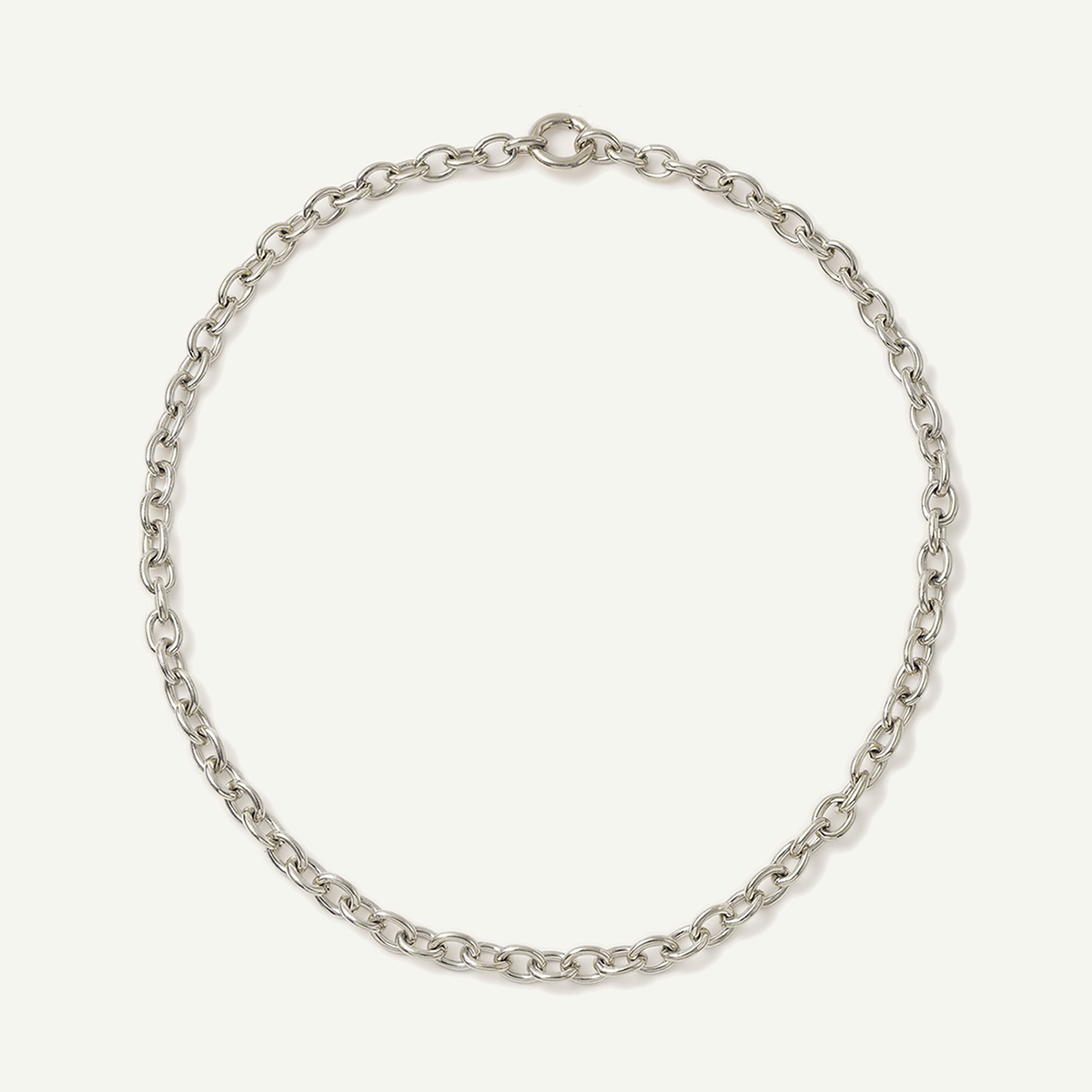 Large Ashely Necklace, Silver