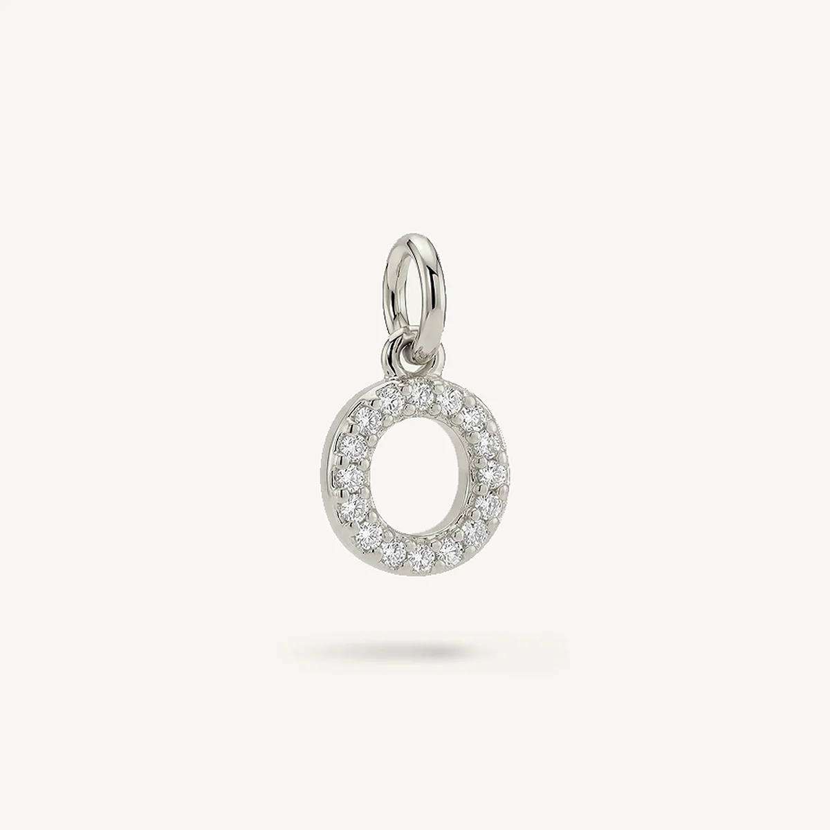 Diamond Monogram Letter Charm