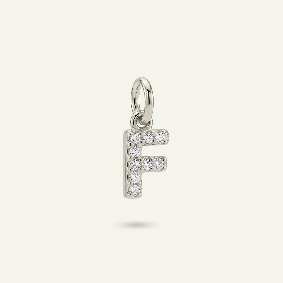 Diamond Monogram Letter Charm