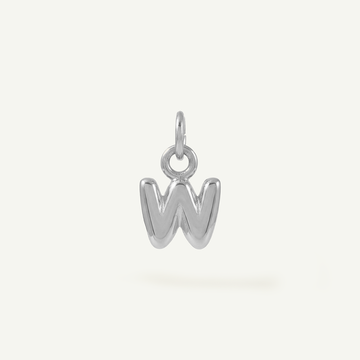 Bubble Monogram Letter Charm