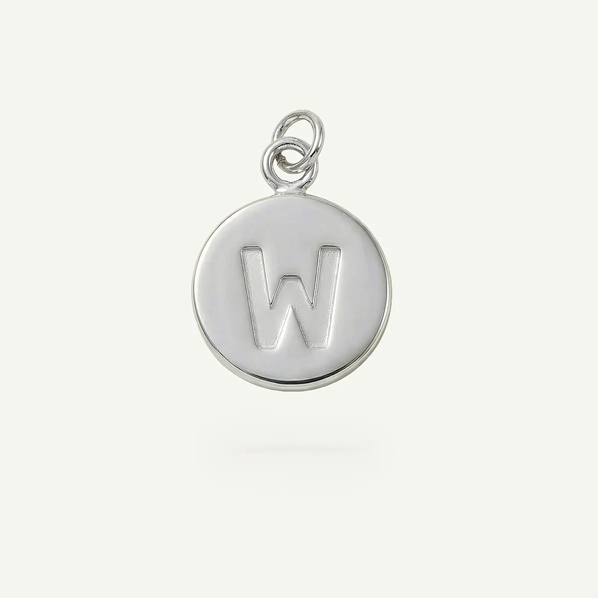 Circle Monogram in Diamond Letter Charm