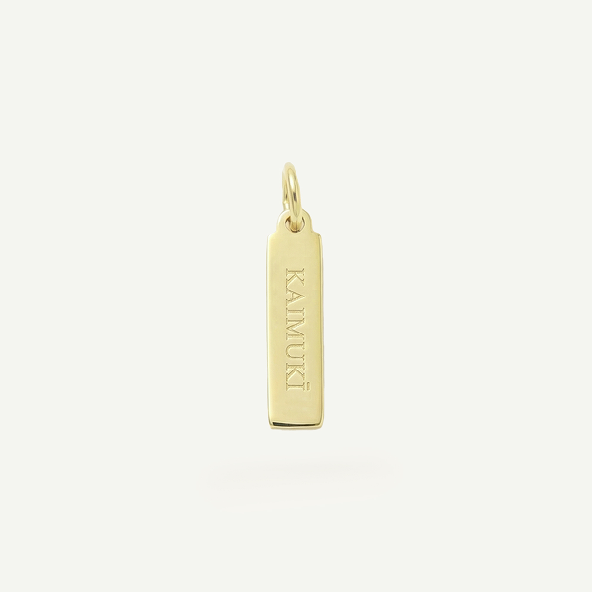 Kaimuki Rectangle Charm Gold