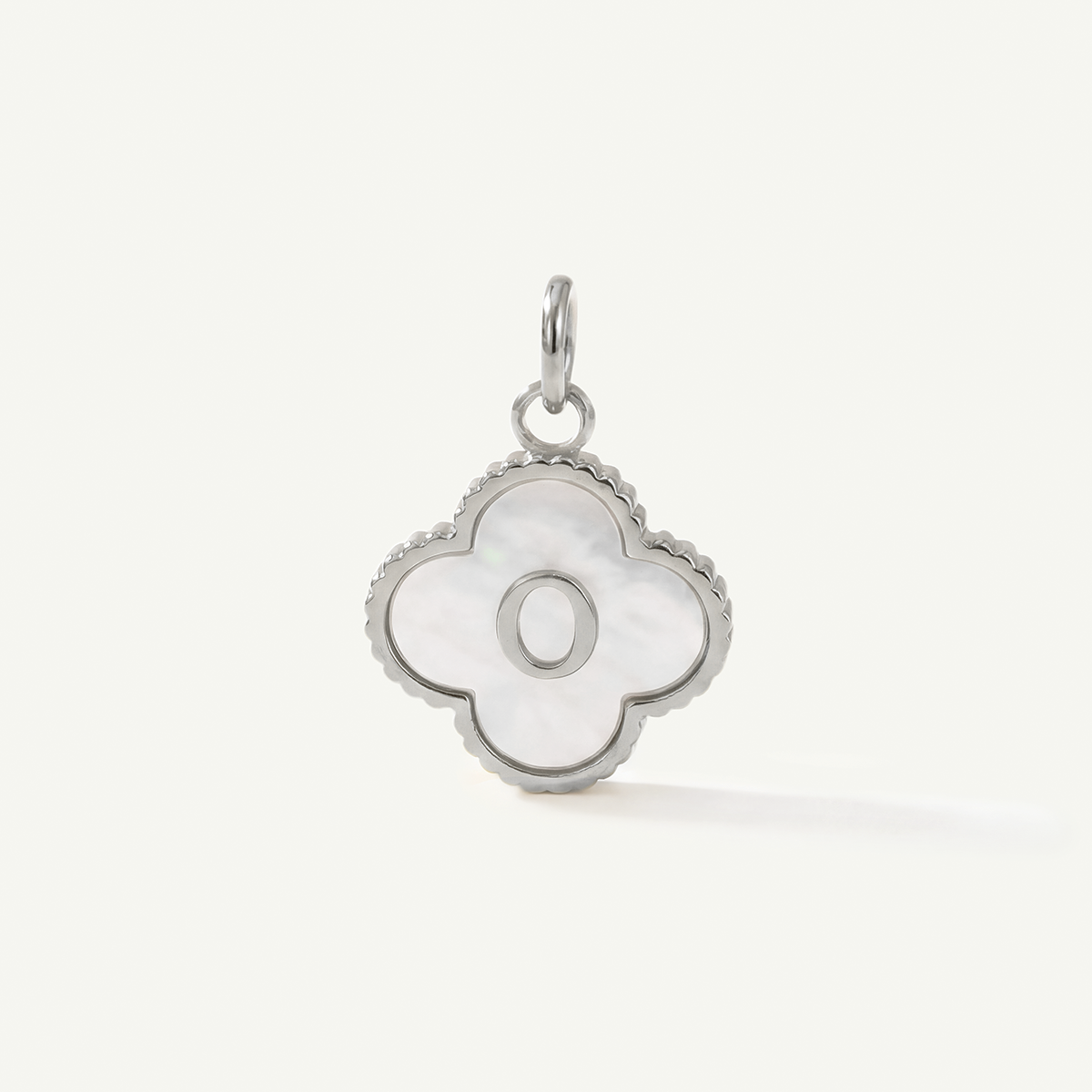 MOP Clove Monogram Letter Charm