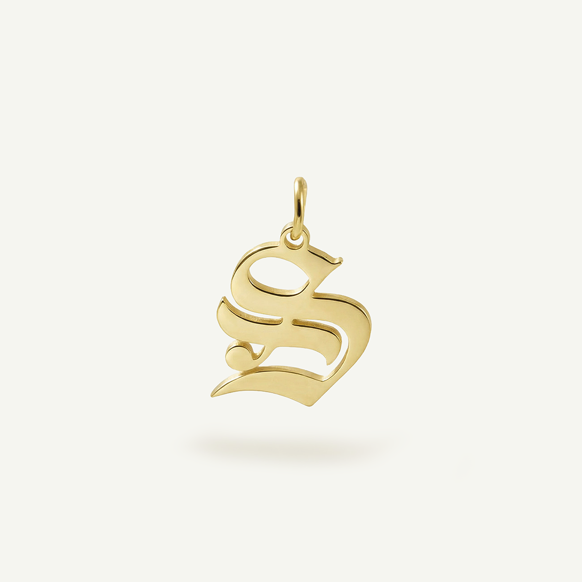 Old English Monogram Charm