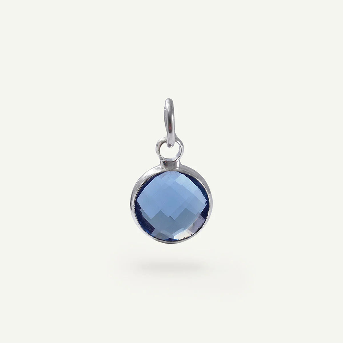 Circle Charm Birthstone