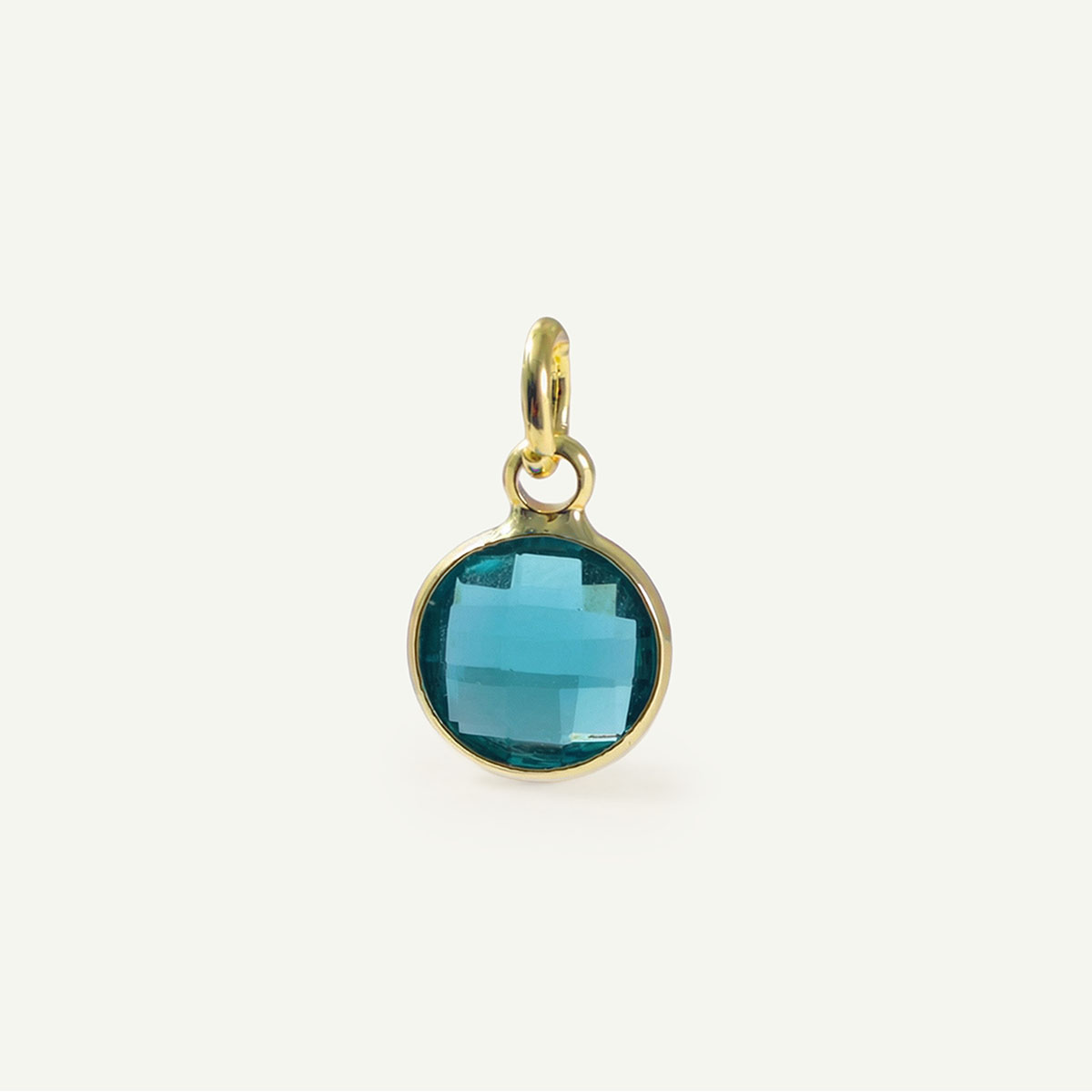 Circle Charm Birthstone