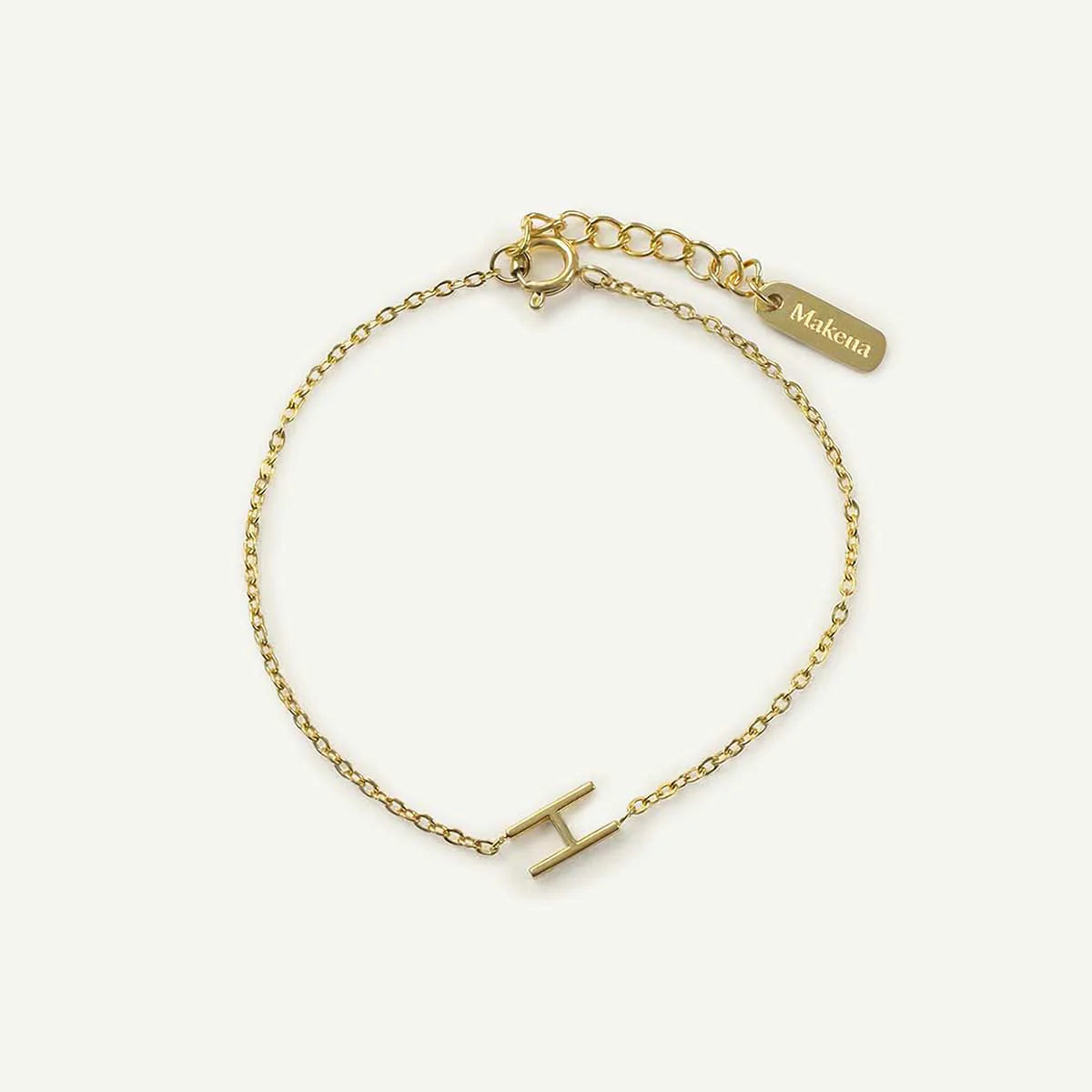 Monogramed Side Bracelet