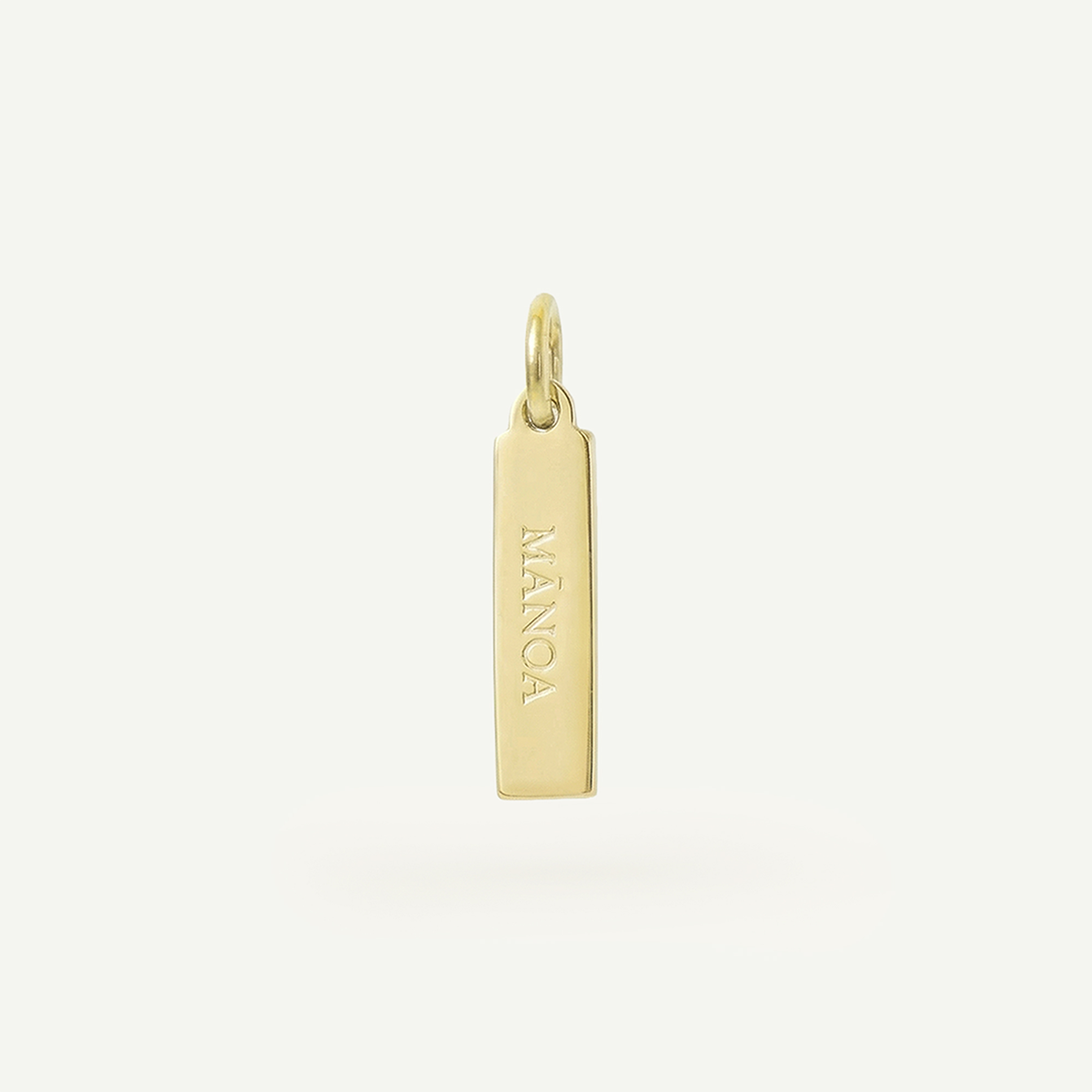 Mānoa Rectangle Charm Gold
