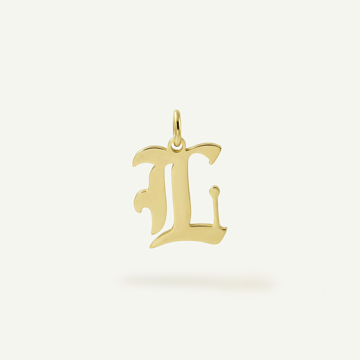 Old English Monogram Charm