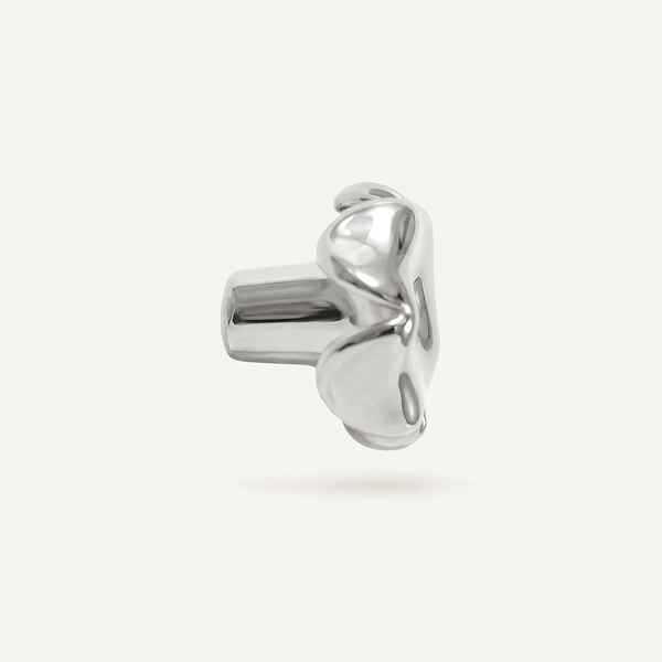Puakenikeni Bead Charm, Silver