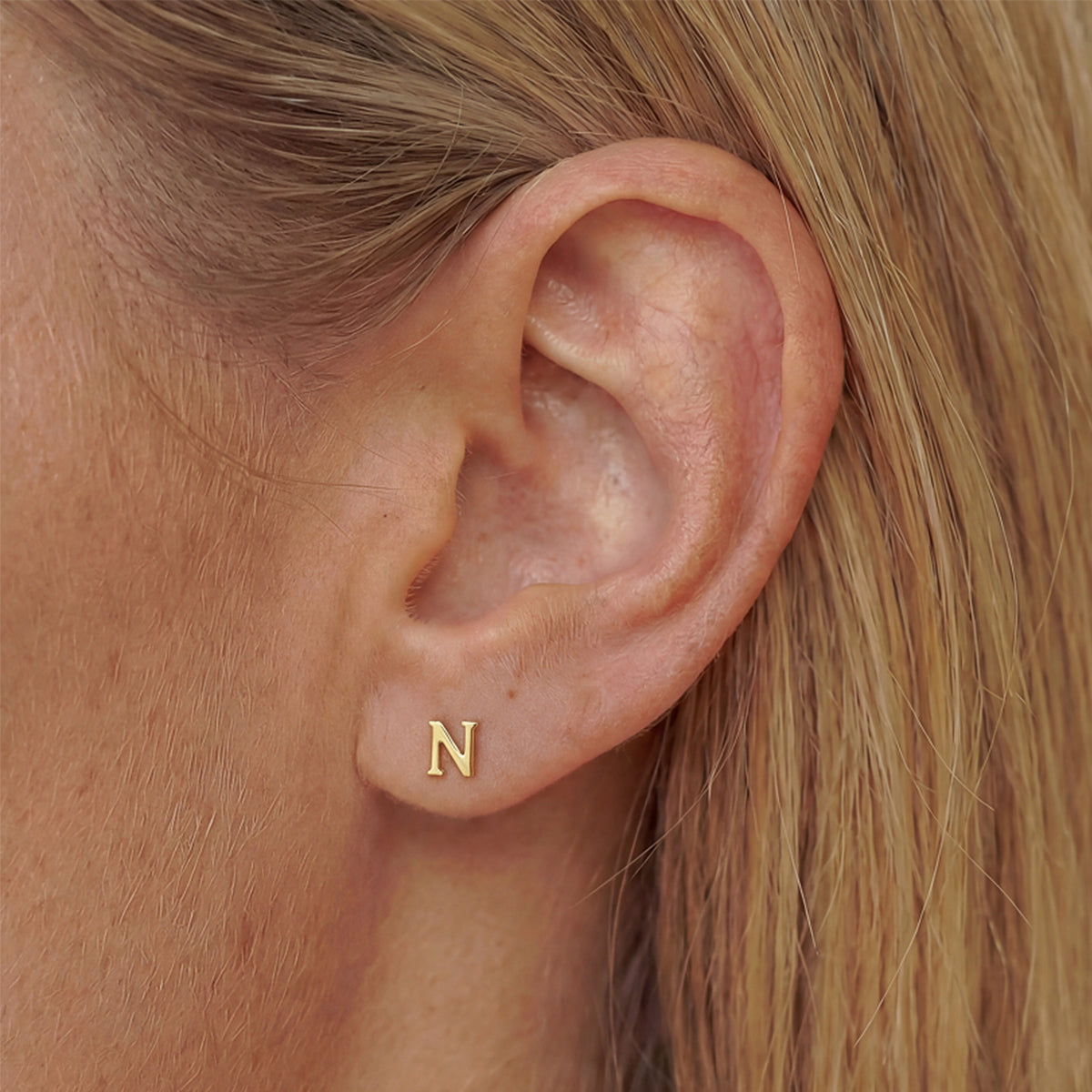 Basic Monogram Studs