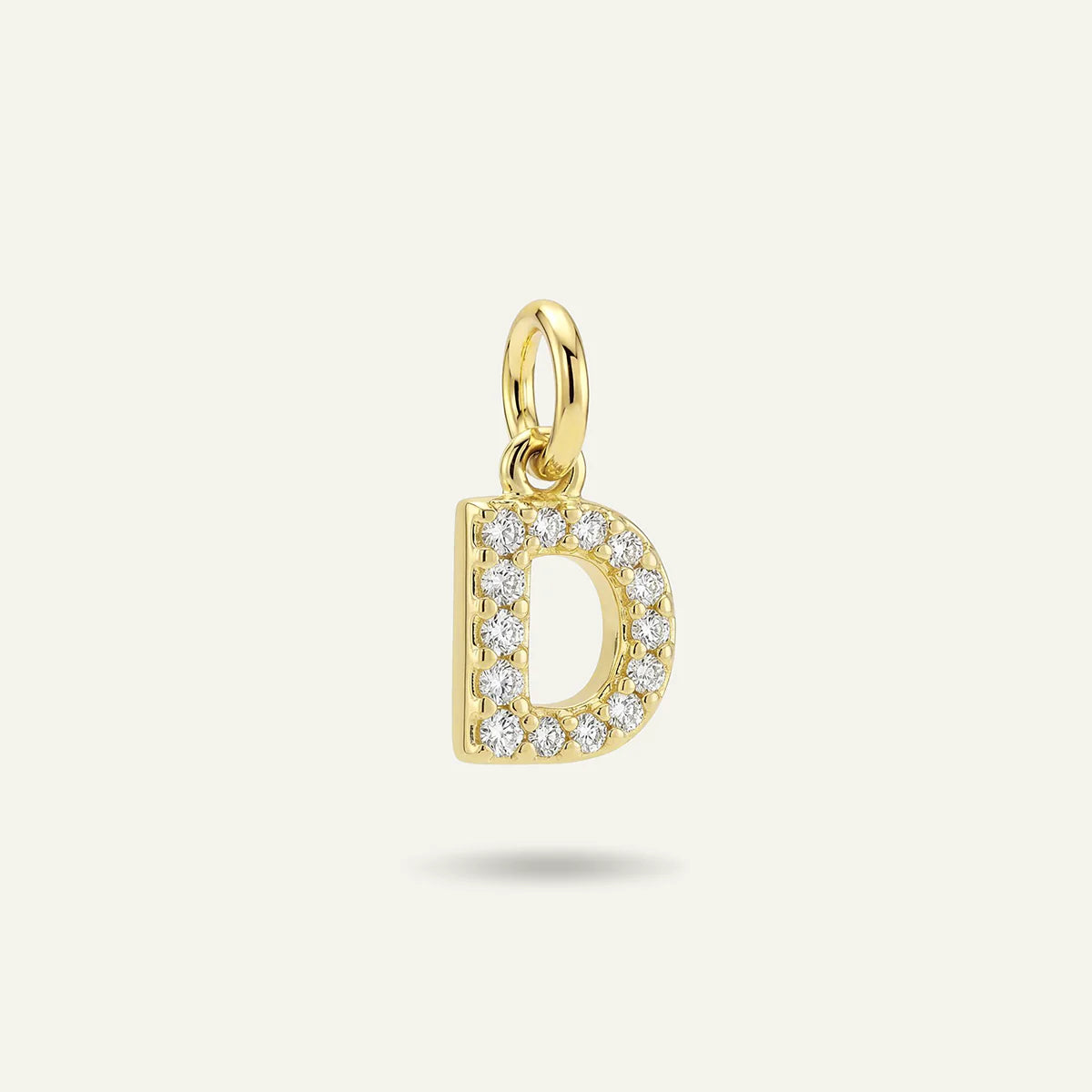 Diamond Monogram Letter Charm