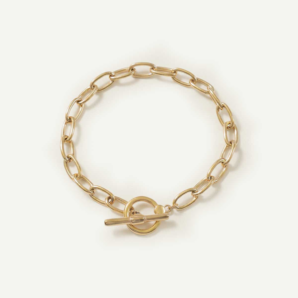 Toggle Clasp and Oval Chain Bracelet