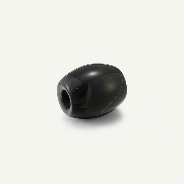Black Obsidian 18mm Oval Bead