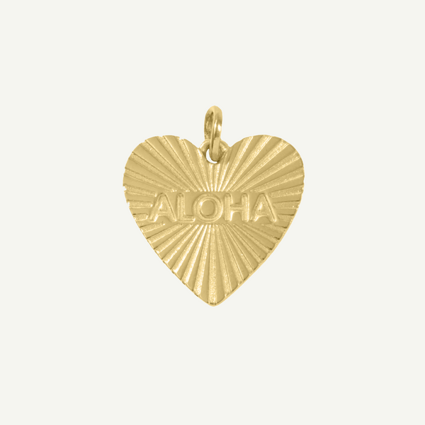 Aloha Heart Charm