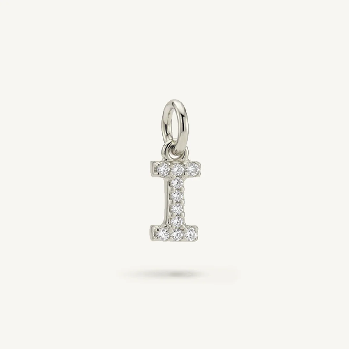 Diamond Monogram Letter Charm