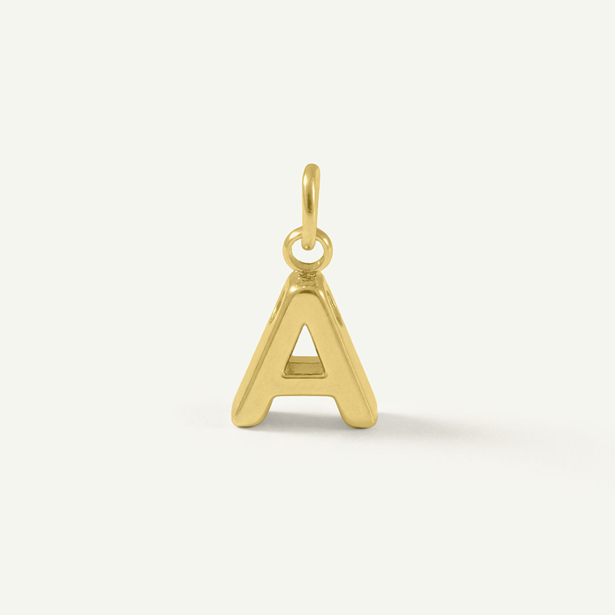 Floating Monogram Letter Charm