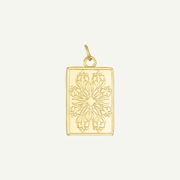 Mala Quilt Rectangle Pendant