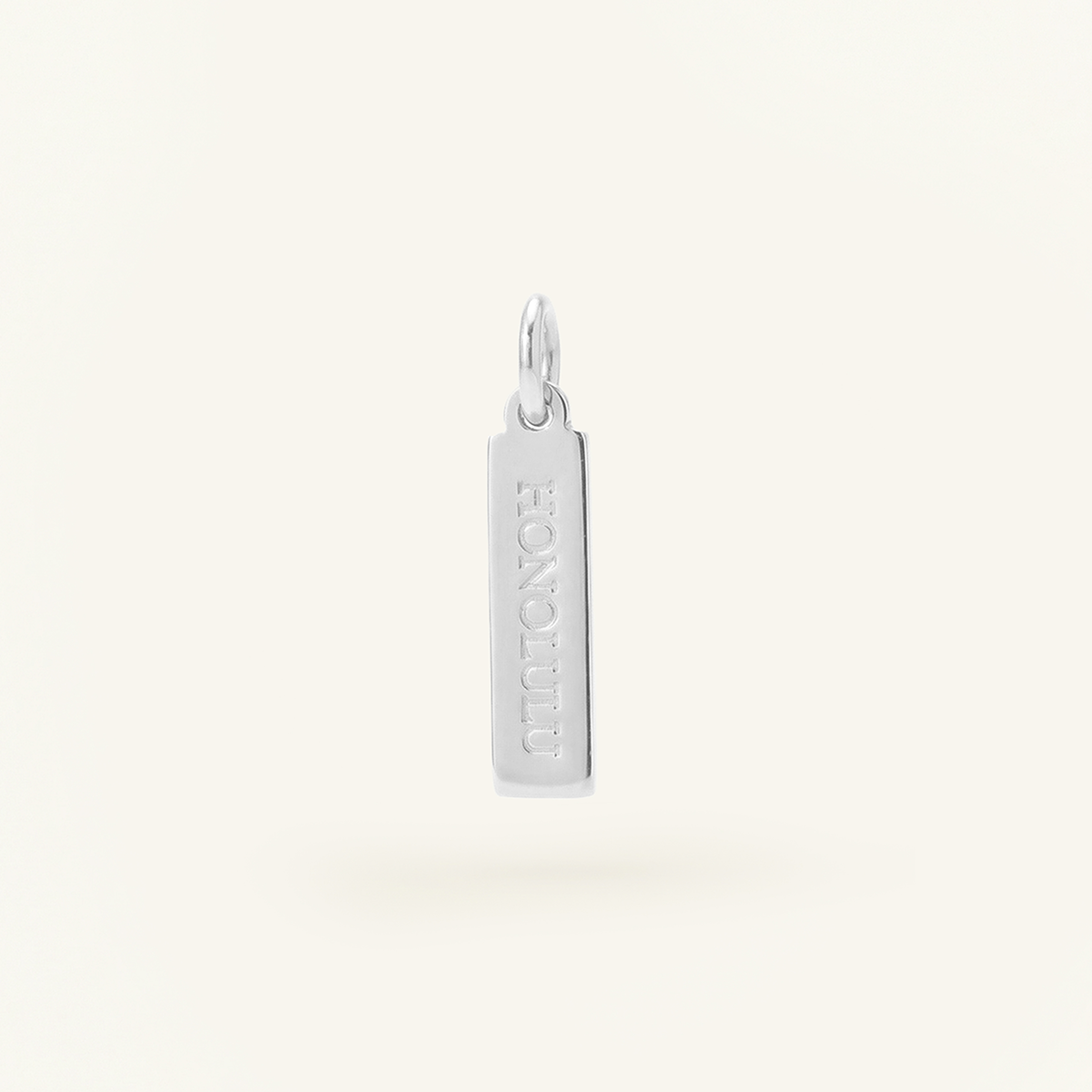 Honolulu Rectangle Charm Silver