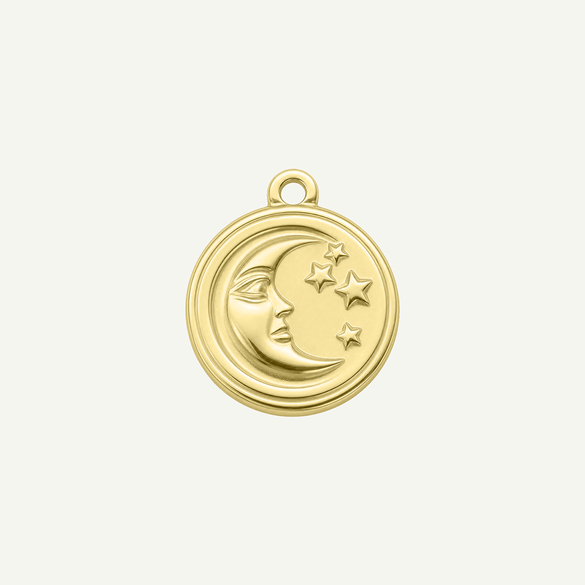 Moon and Stars Disk Charm