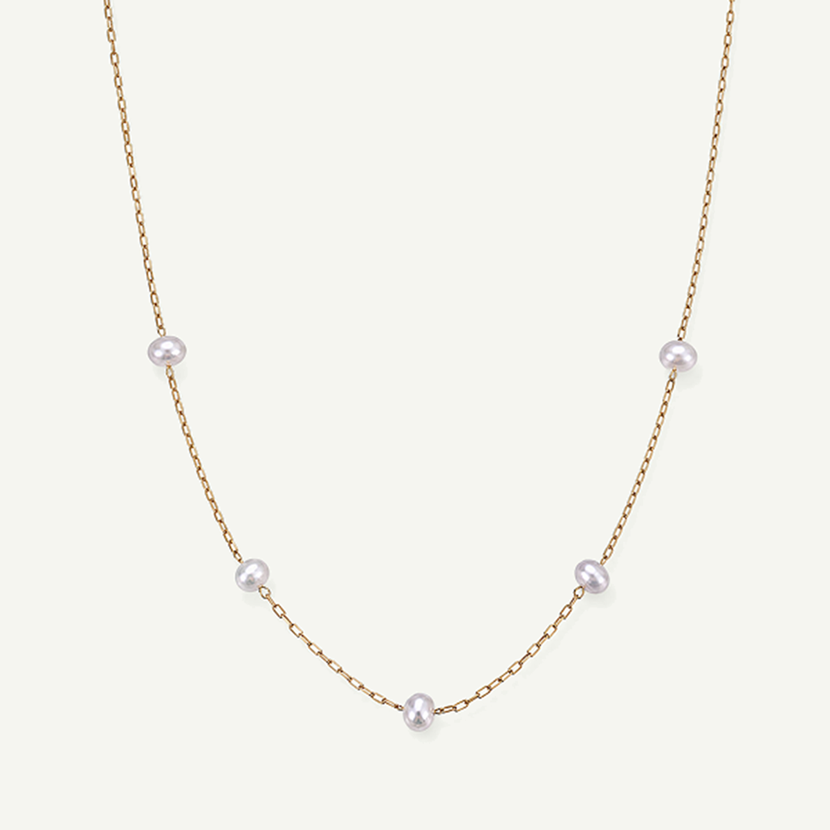 Solana White Pearl Necklace