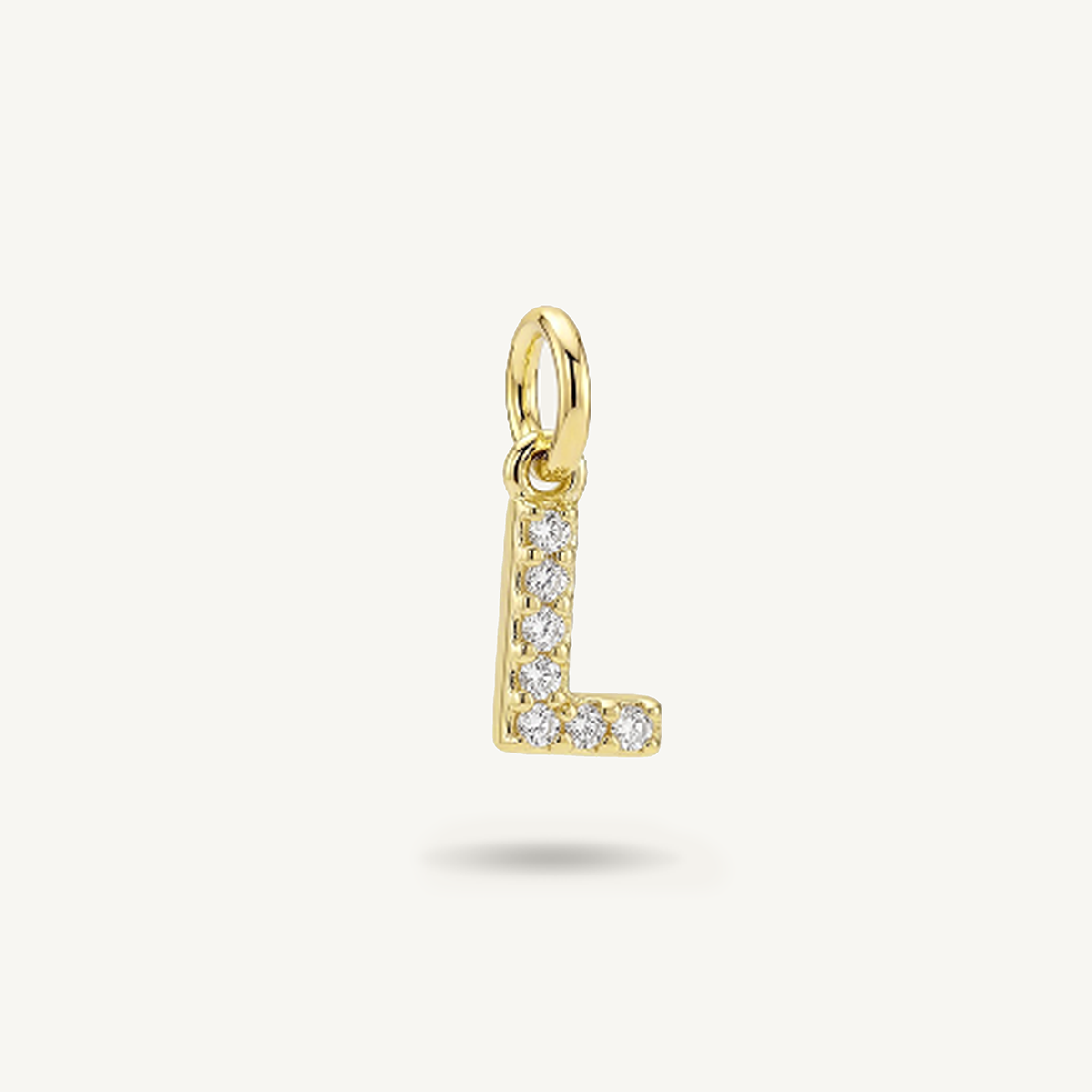 Diamond Monogram Letter Charm
