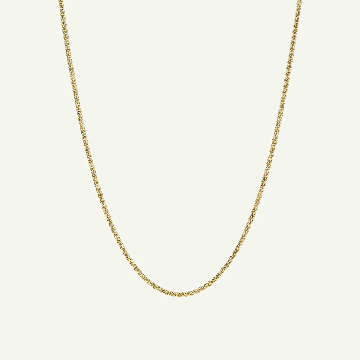 Rounded Rope Chain Necklace