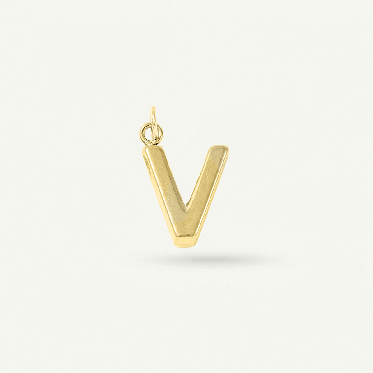 Floating Monogram Letter Charm