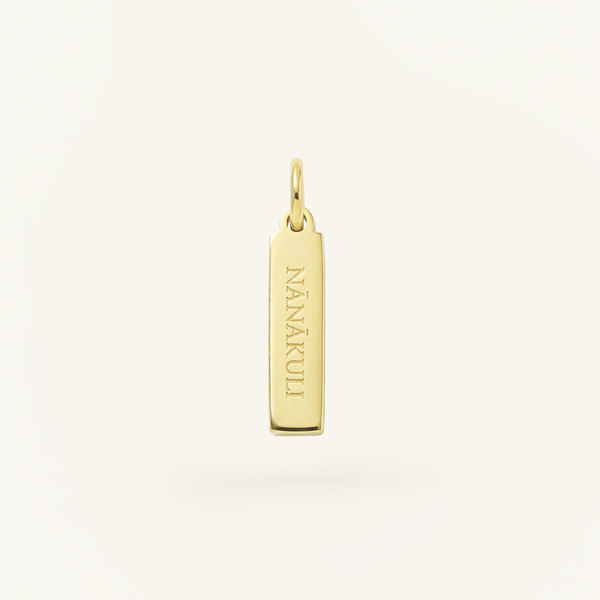 Nānākuli Rectangle Charm, Gold