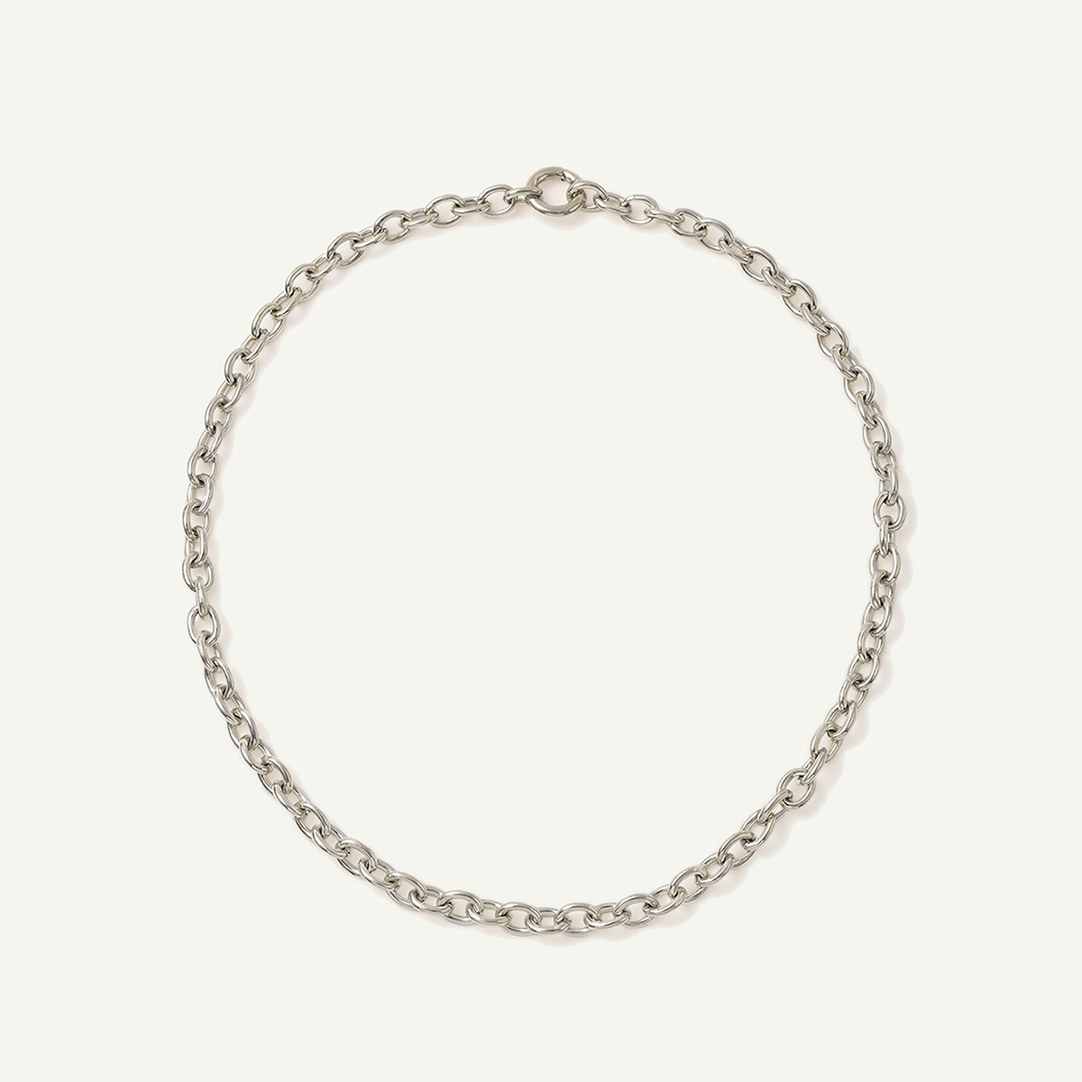 Large Mini Ashely Necklace, Silver