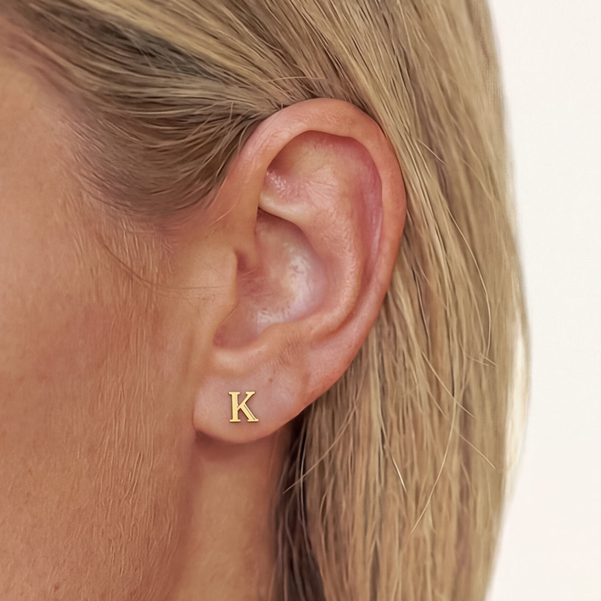 Basic Monogram Studs