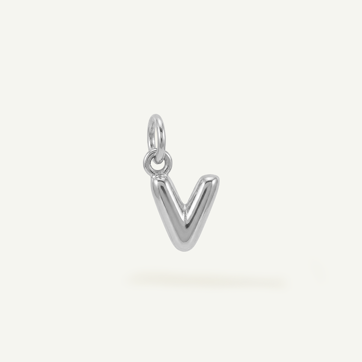 Bubble Monogram Letter Charm