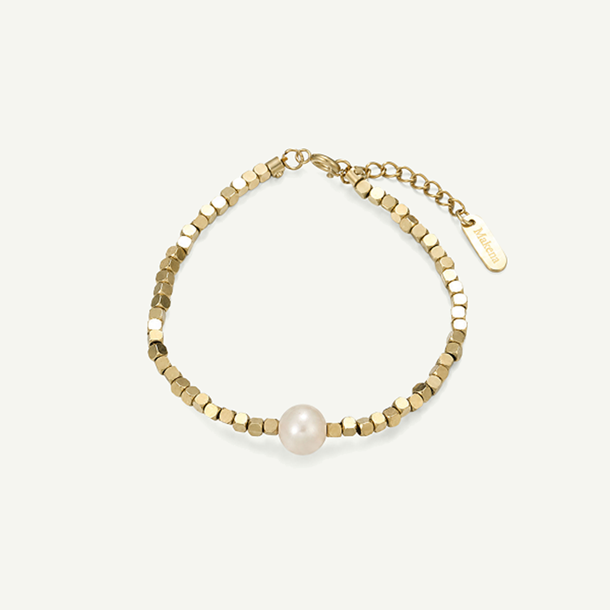 Meridian White Pearl Bracelet