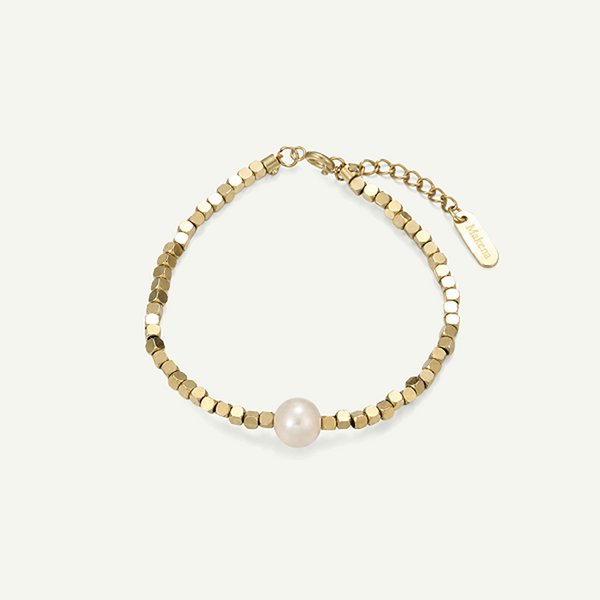 Meridian White Pearl Bracelet
