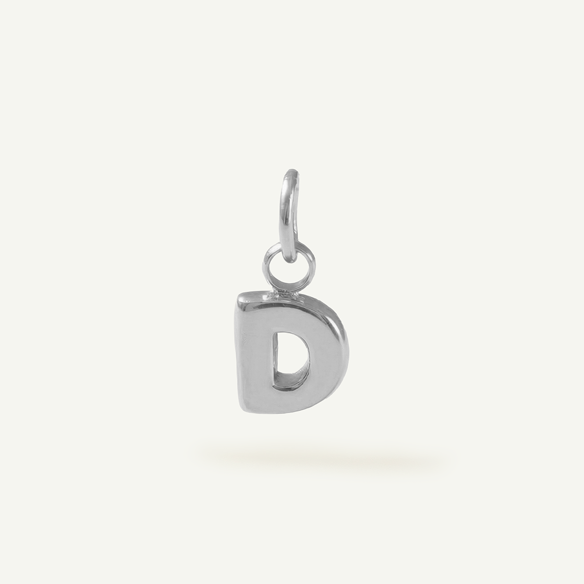 Bubble Monogram Letter Charm