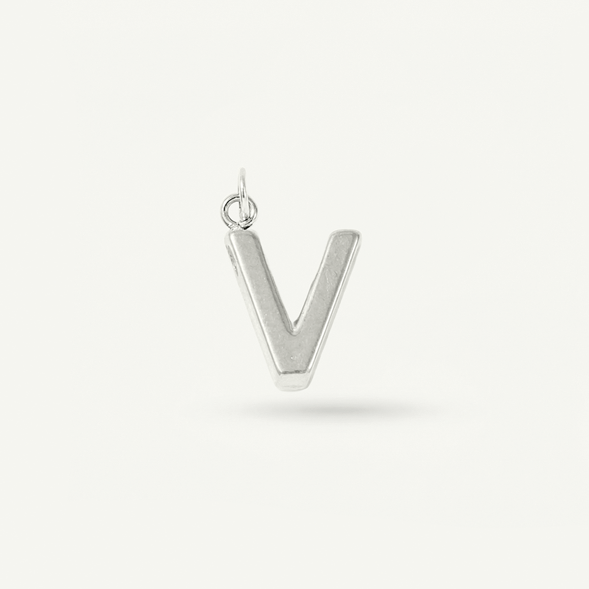 Floating Monogram Letter Charm