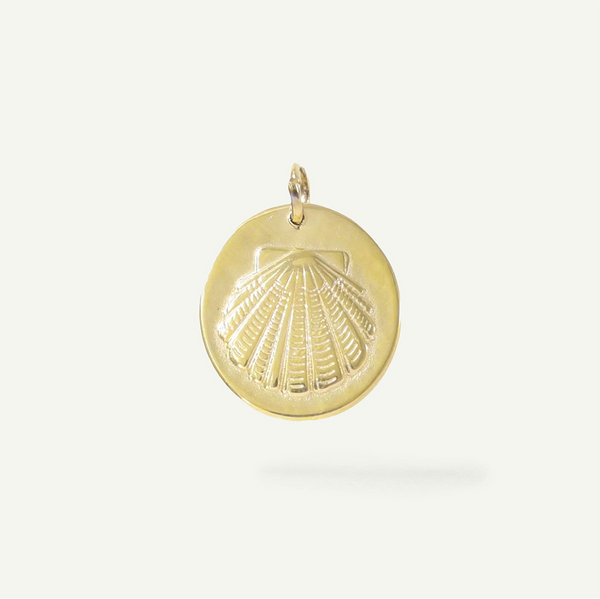 Shell Embossed Charm
