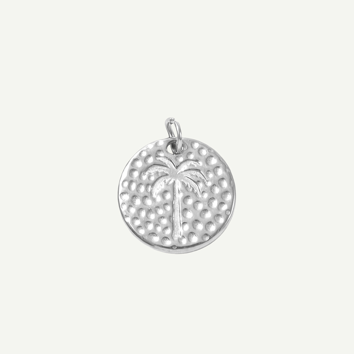 Palm Tree Circle Charm