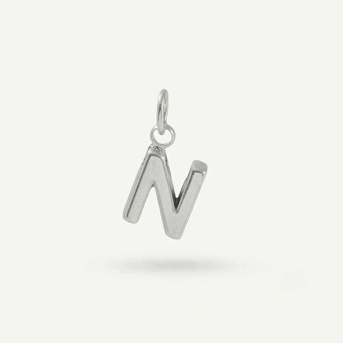 Floating Monogram Letter Charm
